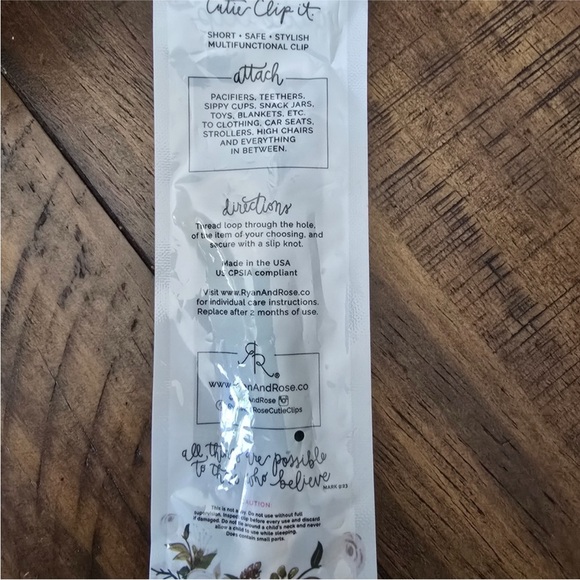 NWT Green Ryan & Rose Cutie PAT and Cutie Clip Set - Picture 4 of 8